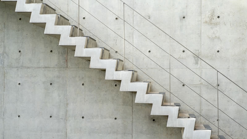 escaleras flotantes